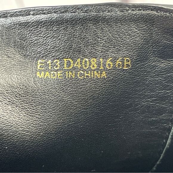 COLE HAAN Adler black leather & suede tall pull on riding boots, size 6 - Picture 4 of 13